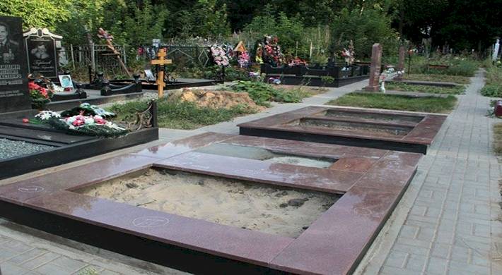 размер могилы на кладбище, выделяют места для захоронения Размер могилы на кладбище - сколько выделяют места для захоронения